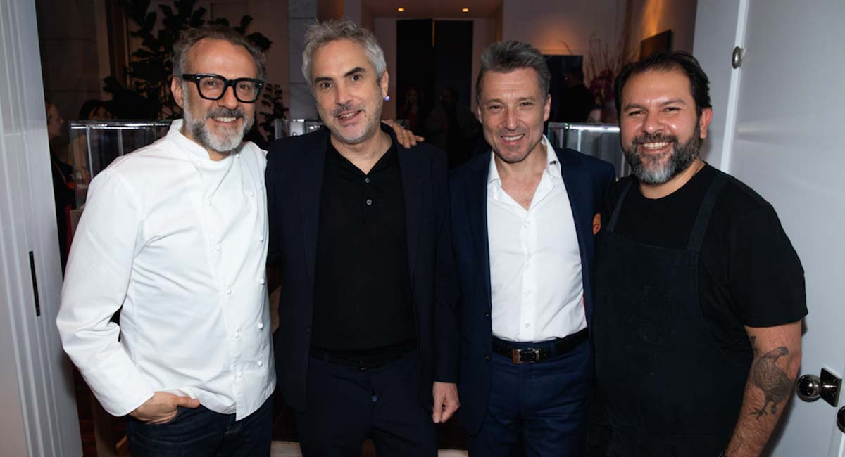 panerai ofrece cena privada en honor a alfonso cuarón|asistentes a panerai ofrece cena privada en honor a alfonso cuarón