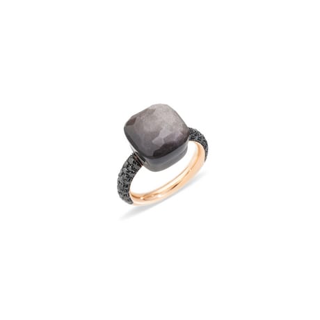 pomellato anillo nudo obsidiana 50233466vn 17 f