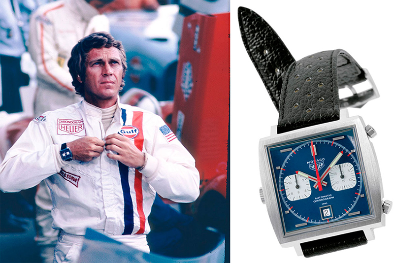 steve mcqueen o el piloto suizo jo siffert, embajadores de tag heuer