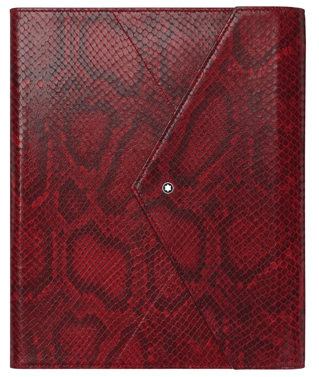 MONTBLANC </br> Python Printed Augmented Paper Red Set </br> 123667