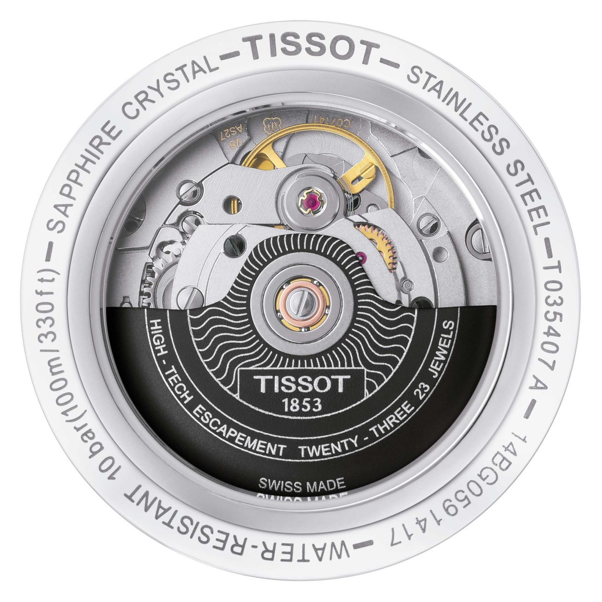 TISSOT</br>Tissot Couturier Powermatic 80</br>T0354071605102