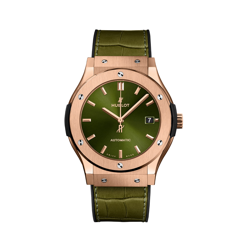 HUBLOT</br>Classic Fusion King Gold Green</br>