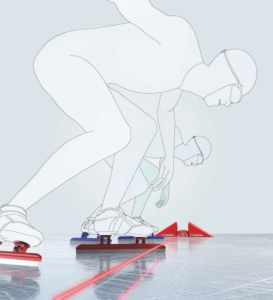 Omega Beijing 2022 patinaje de velocidad