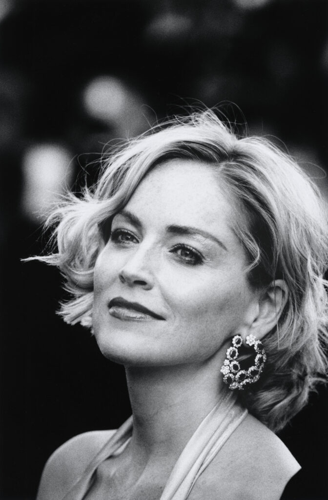 Cannes Sharon Stone in Chopard