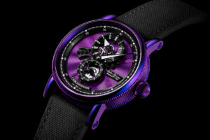 Chronoswiss Flying Regulator Open Gear Purple Haze front