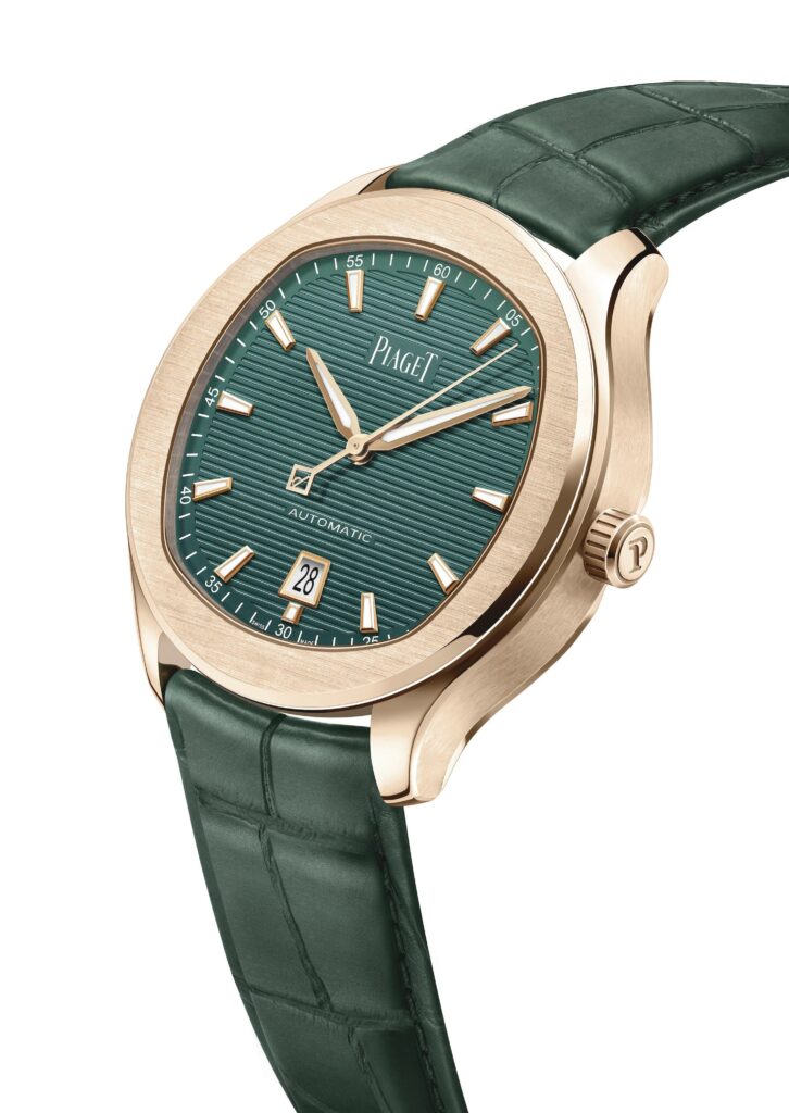 Piaget Polo Date Green Side