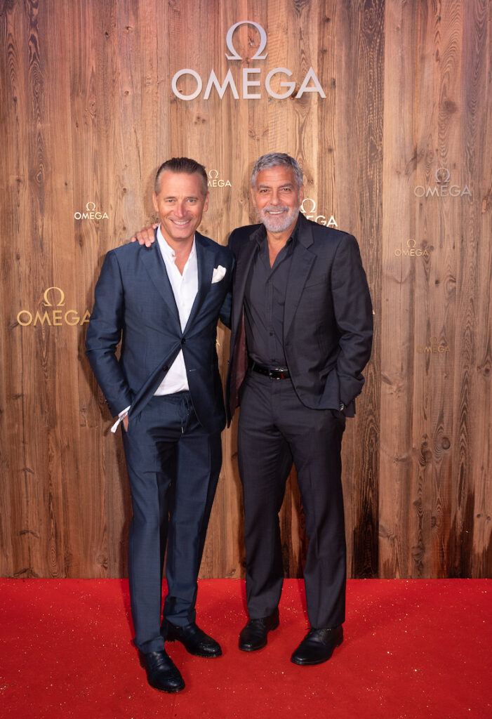 Omega European Masters 2022 George Clooney Raynald Aeschlimann