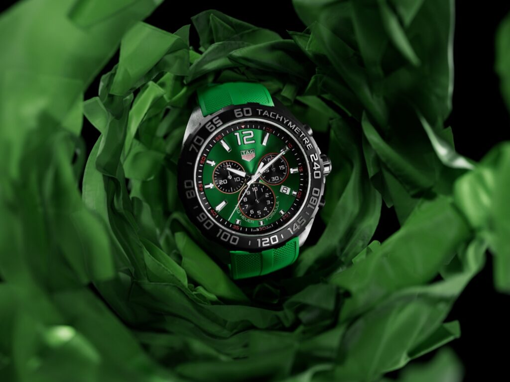 TAG Heuer Formula 1 green dial 1