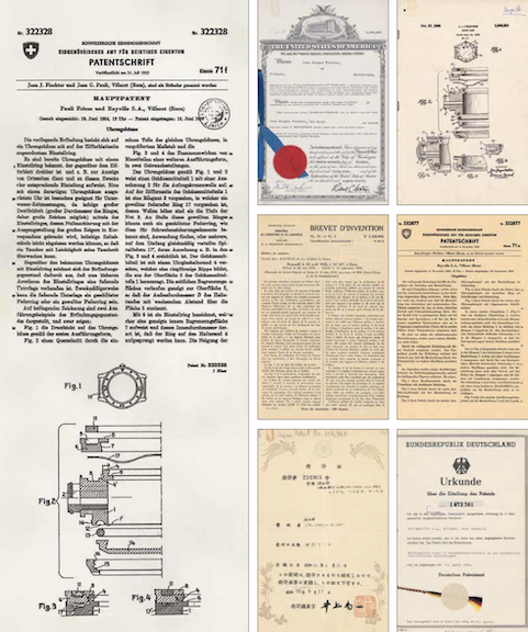 Blancpain Fifty Fathoms patentes