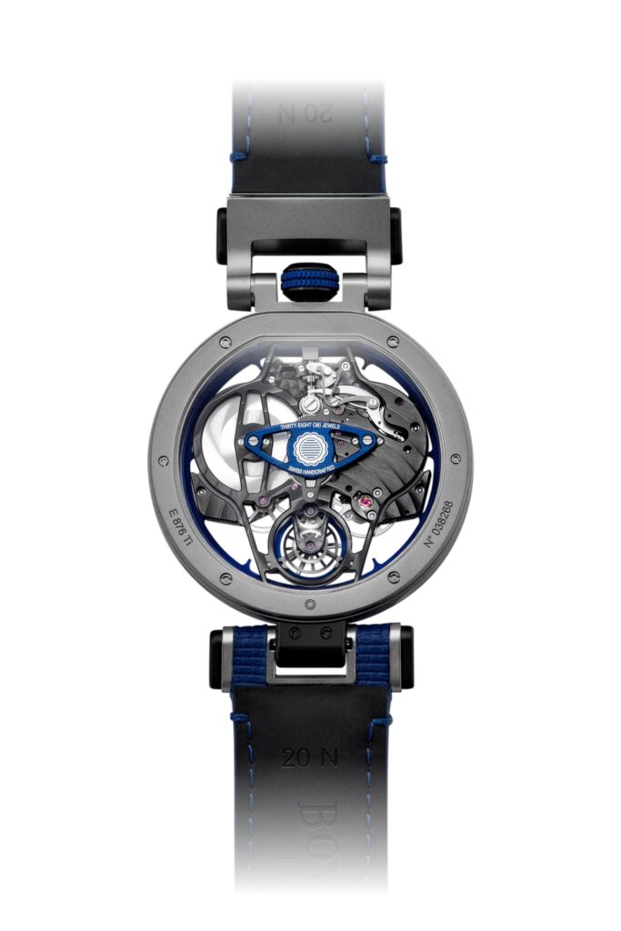 Bovet Aperto 1, es un hiper-reloj creado en colaboración con Pininfarina