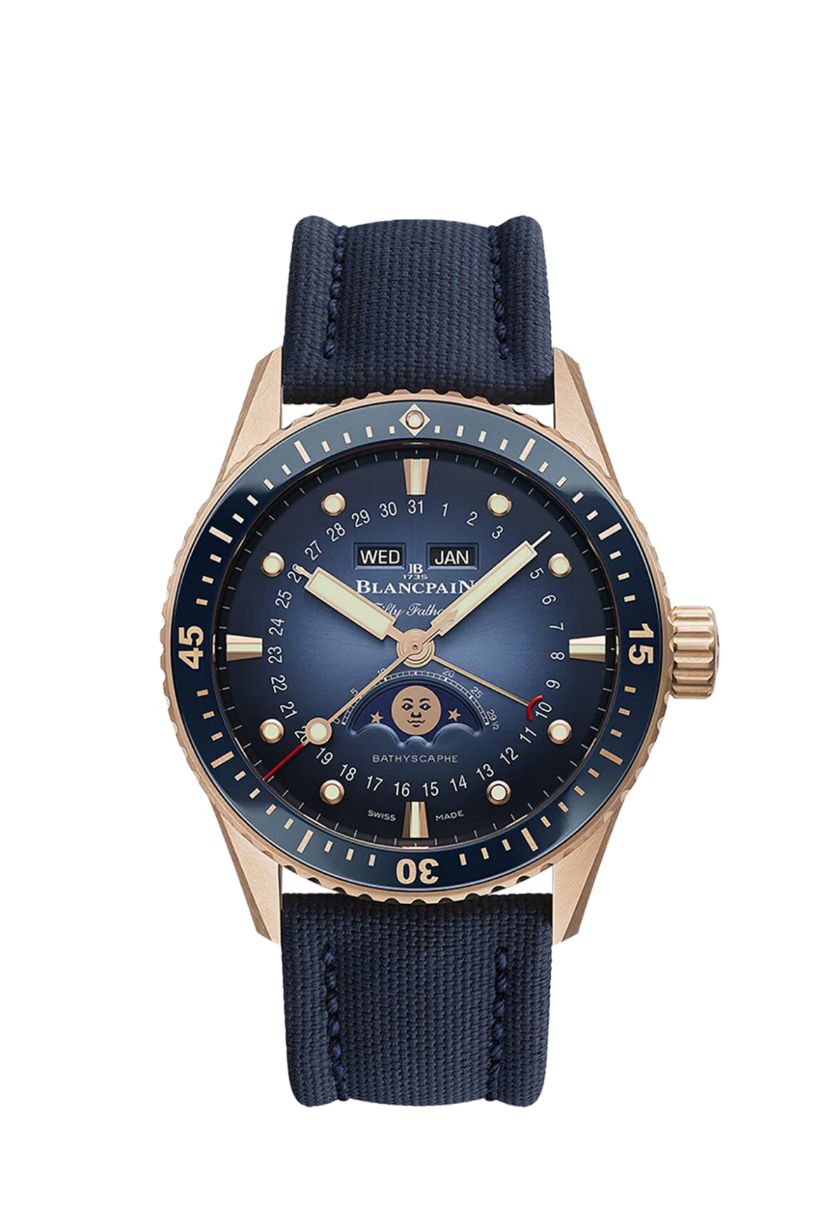 Bathyscaphe Quantième Complet Phases de Lune