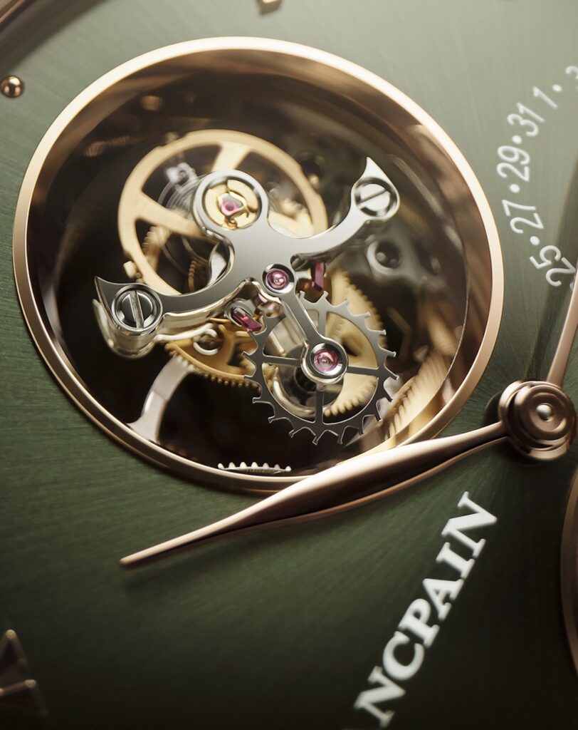 La colección Blancpain Villeret viste de verde a cuatro de sus relojes estelares