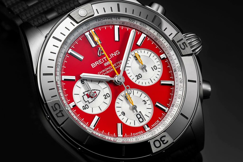 Breitling presentó 32 relojes de Edición Limitada para los equipos de la NFL