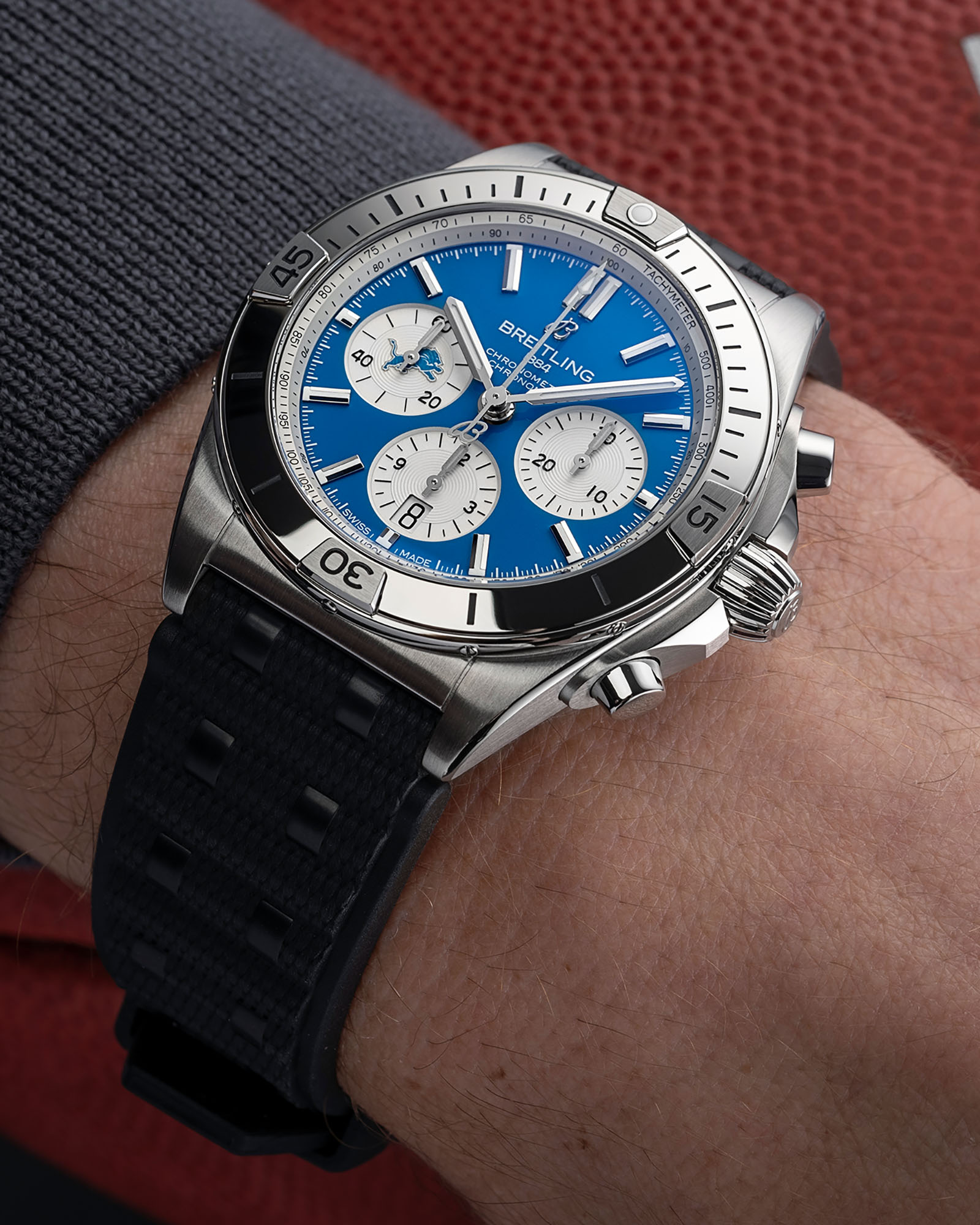 Breitling presentó 32 relojes de Edición Limitada para los equipos de la NFL