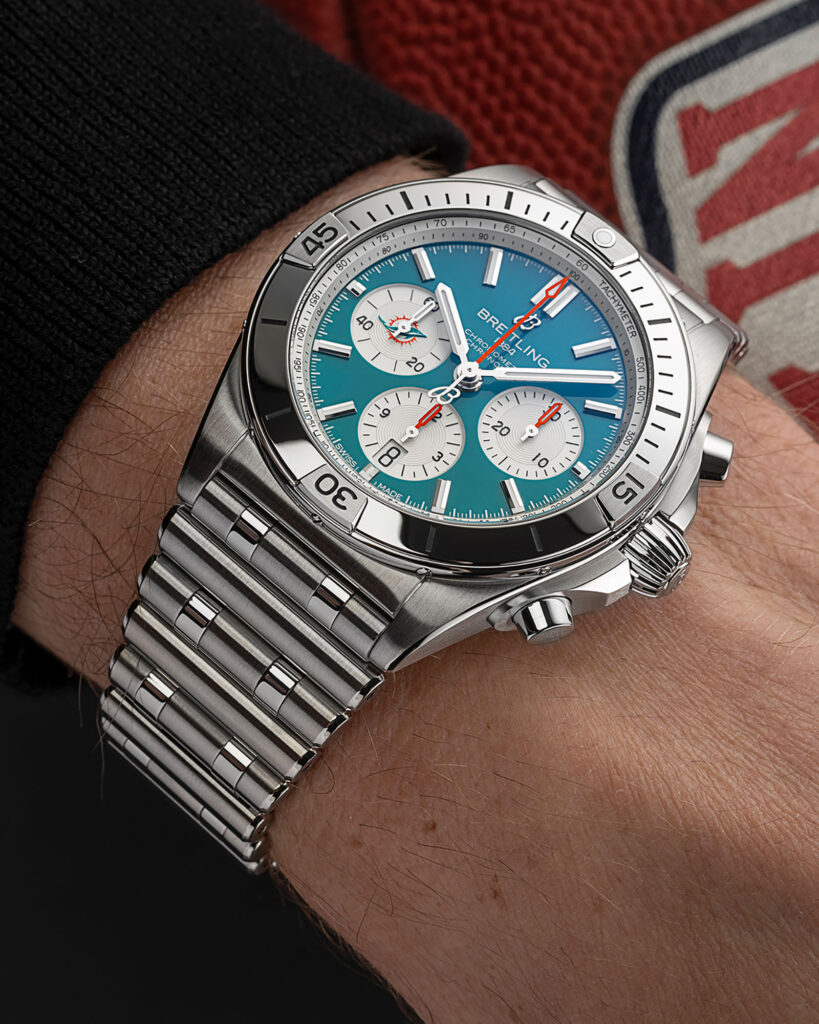 Breitling presentó 32 relojes de Edición Limitada para los equipos de la NFL