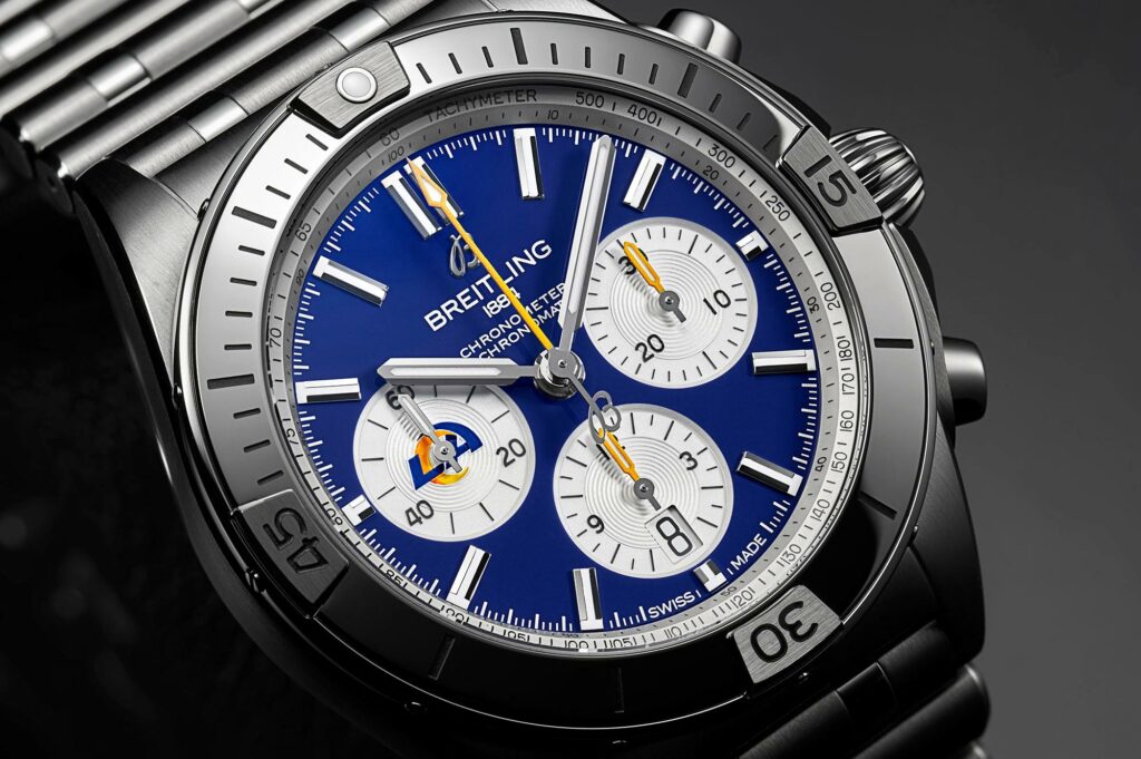 Breitling presentó 32 relojes de Edición Limitada para los equipos de la NFL