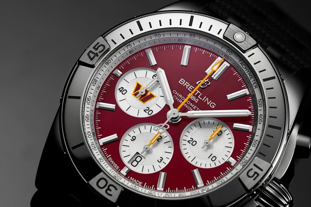 Breitling presentó 32 relojes de Edición Limitada para los equipos de la NFL