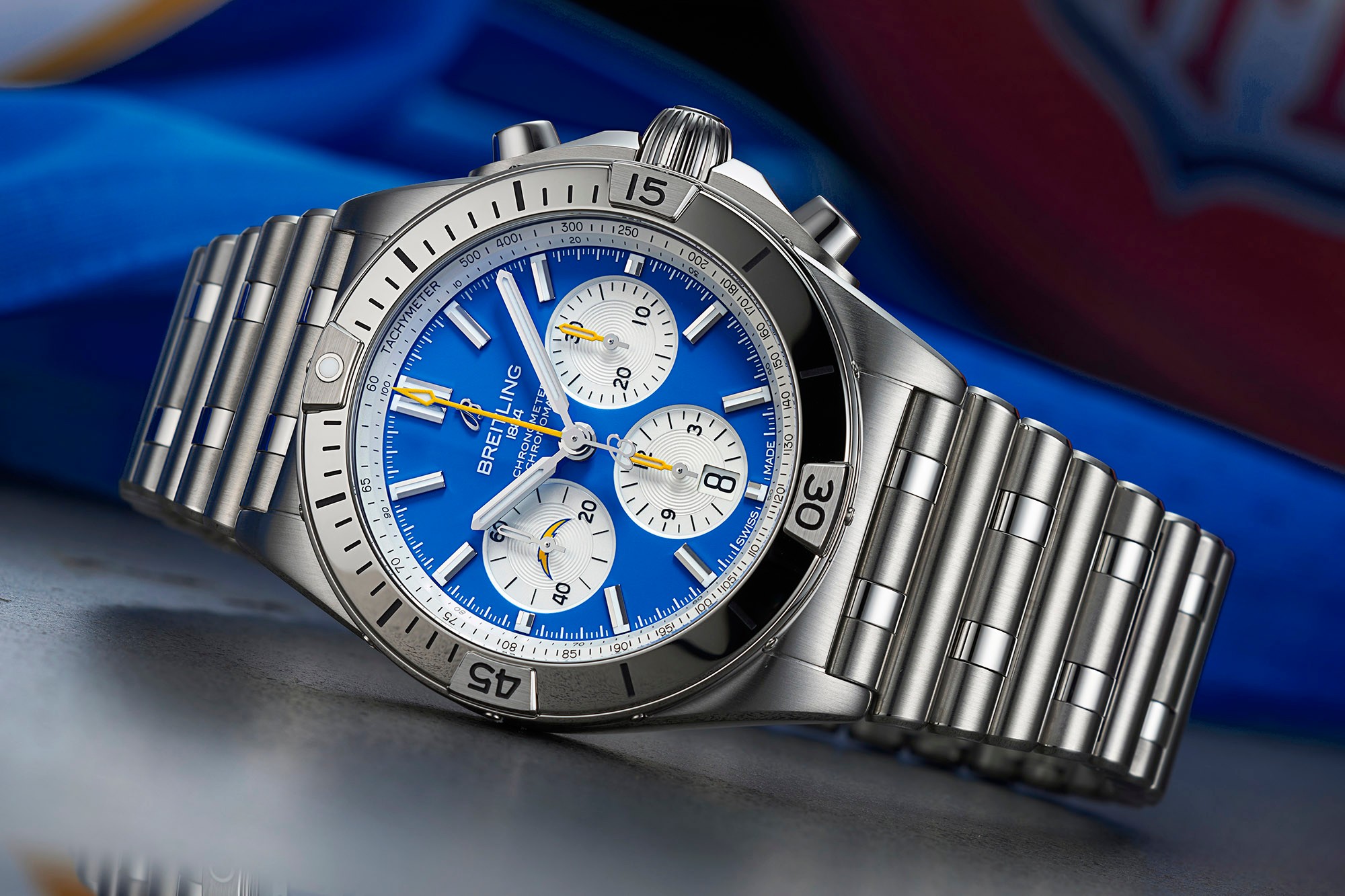 Breitling presentó 32 relojes de Edición Limitada para los equipos de la NFL