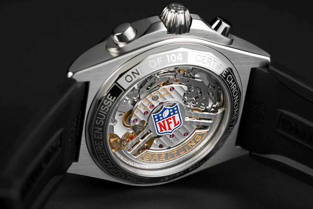 Breitling presentó 32 relojes de Edición Limitada para los equipos de la NFL