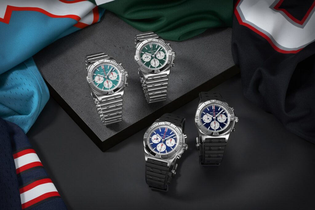 Breitling presentó 32 relojes de Edición Limitada para los equipos de la NFL