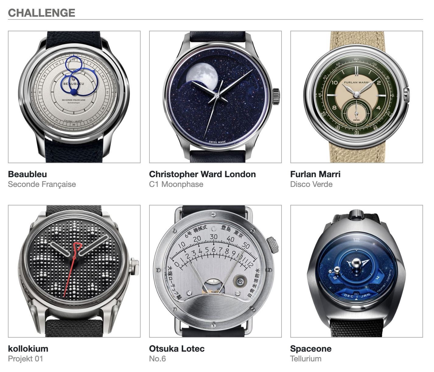 Estos son los nominados a los mejores relojes del año 2024 por el Grand Prix d'Horlogerie de Genève 