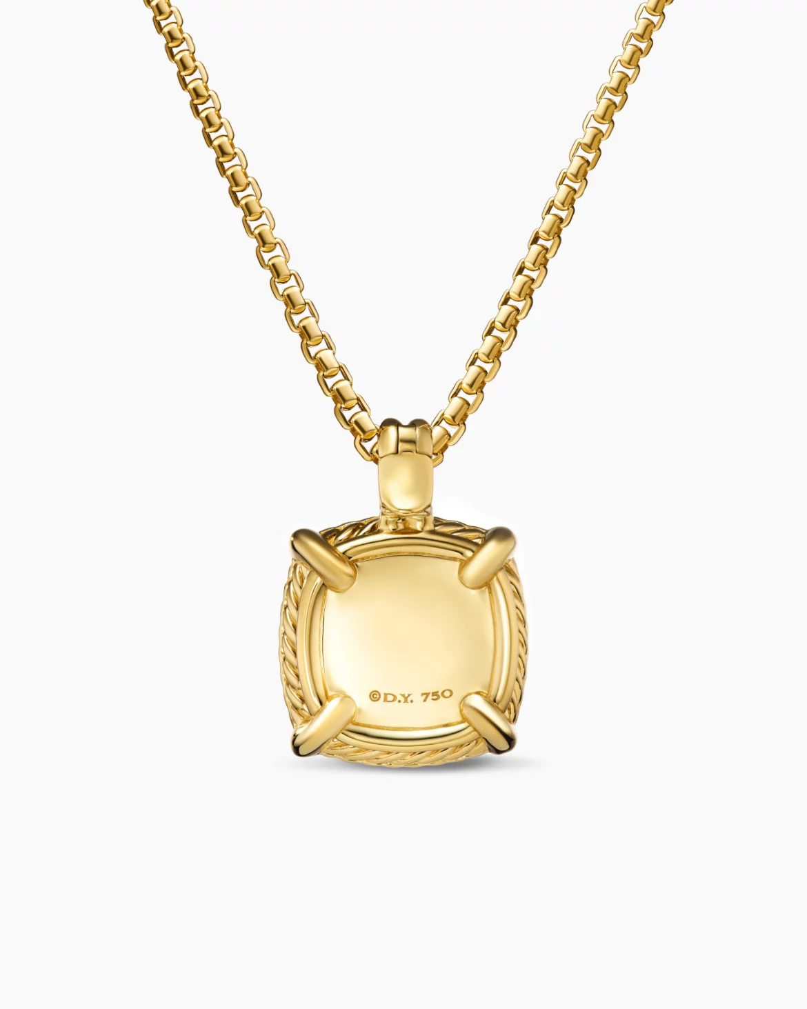 Chatelaine® Pavé Bezel Pendant Necklace