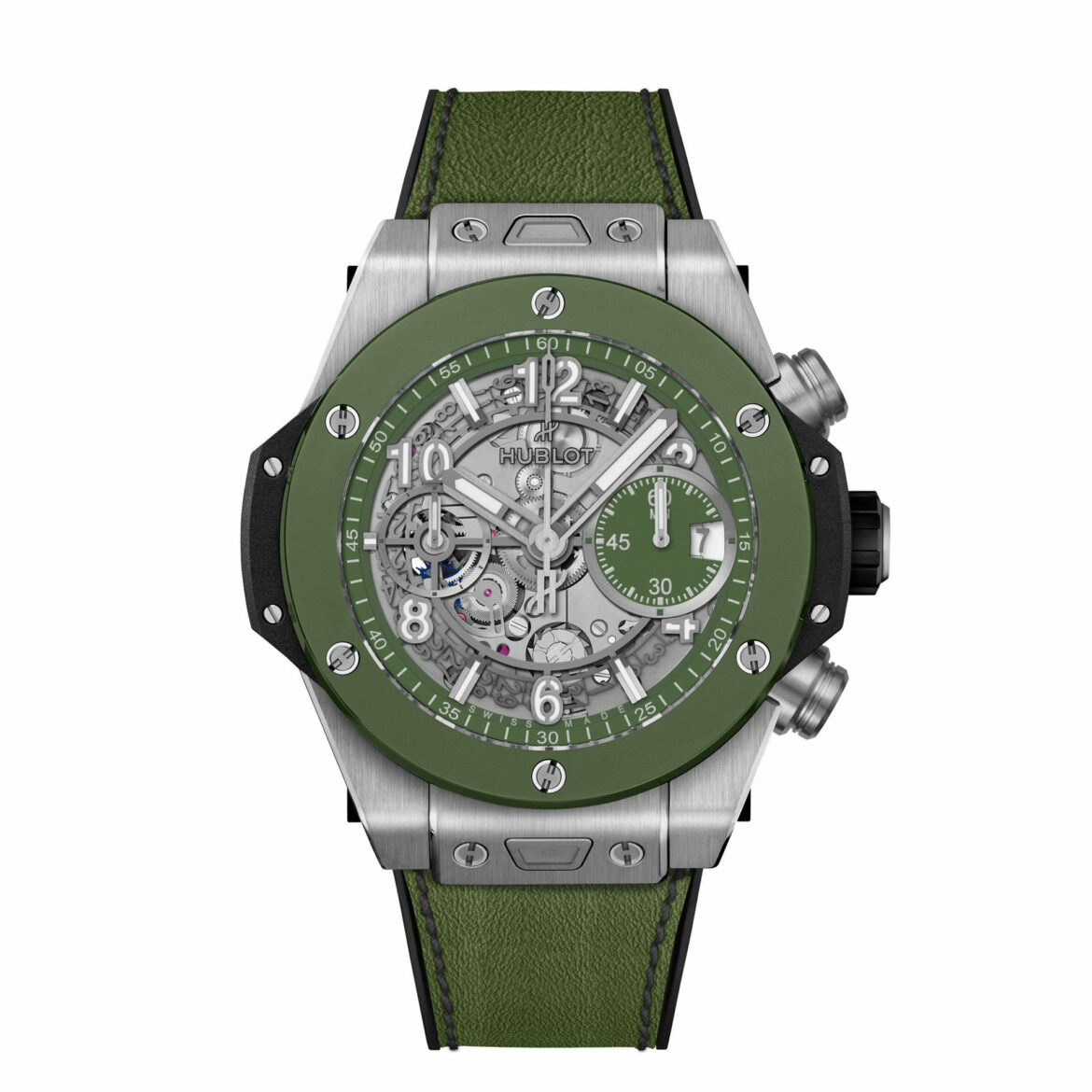 Big Bang Unico Titanium Green Ceramic Mexico