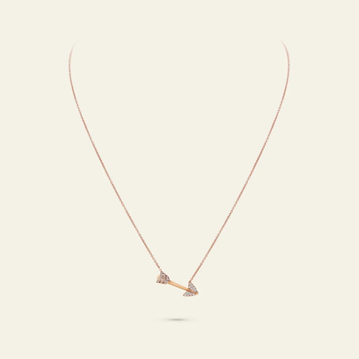 Arrow Necklace RG PV 45 cm