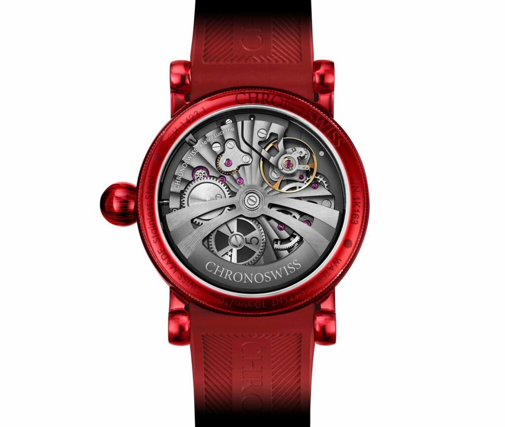 Chronoswiss Delphis Firestarter presenta un nuevo y vibrante material