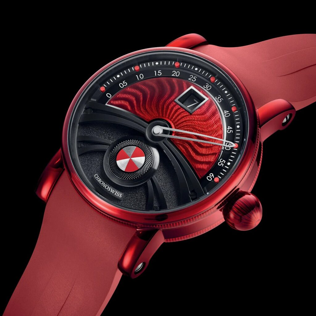 Chronoswiss Delphis Firestarter presenta un nuevo y vibrante material