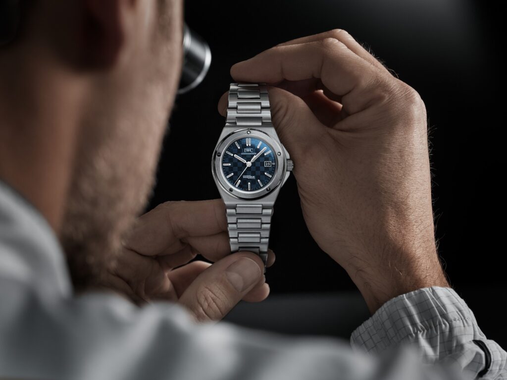 IWC Schaffhausen Ingenieur Automatic 40 con carátula azul