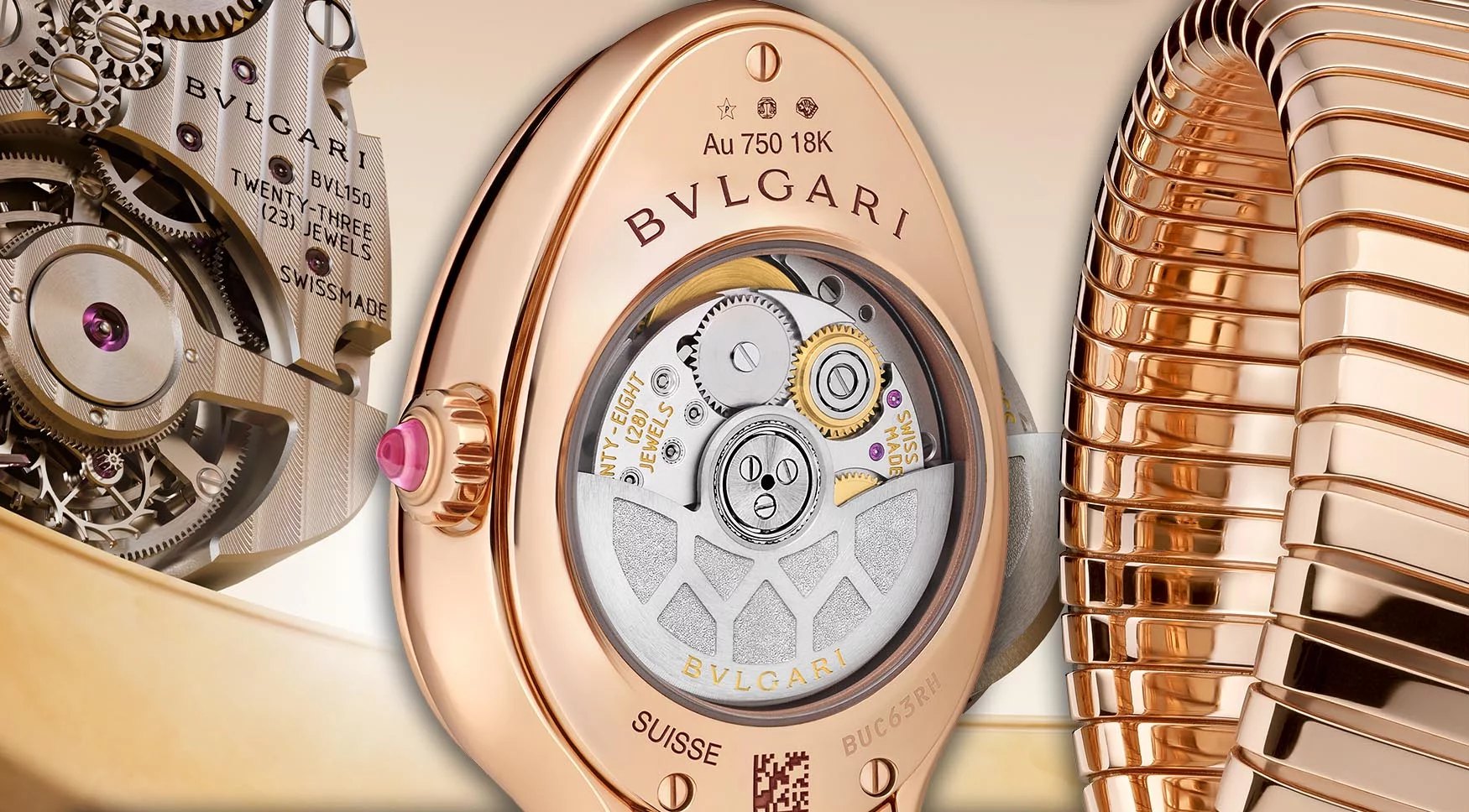 Bvlgari Serpenti debuta con calibre automático en LVMH Watch Week 2025