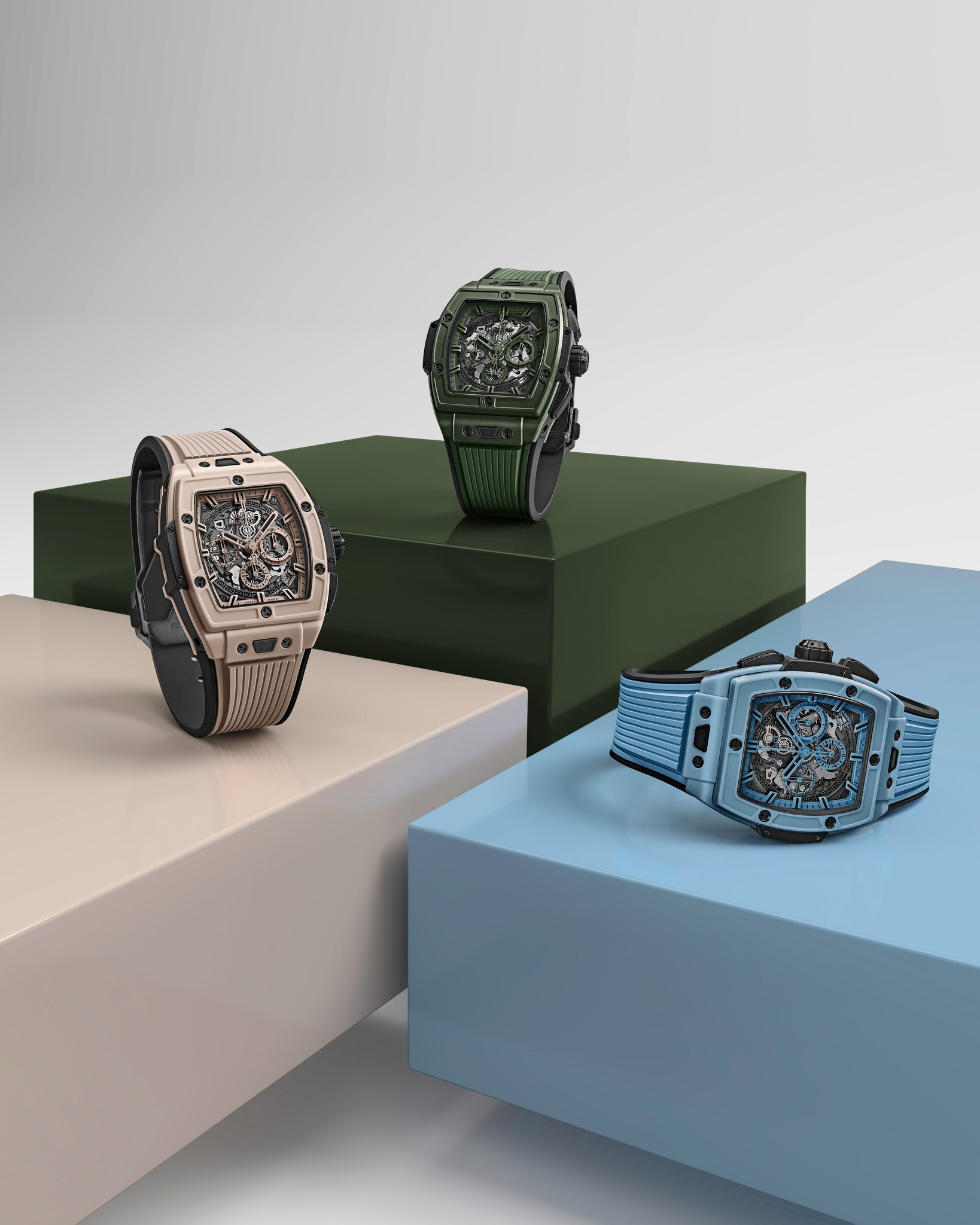 Hublot Spirit of Big Bang se complementa con tres nuevos modelos de cerámica en LVMH Watch Week 2025