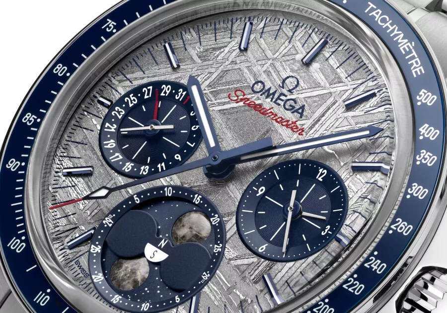 Cuando Omega te baja la Luna y las estrellas se llama: Speedmaster Moonphase Meteorite