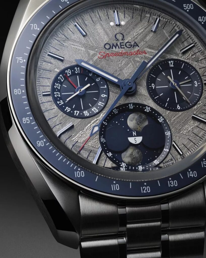 Cuando Omega te baja la Luna y las estrellas se llama: Speedmaster Moonphase Meteorite