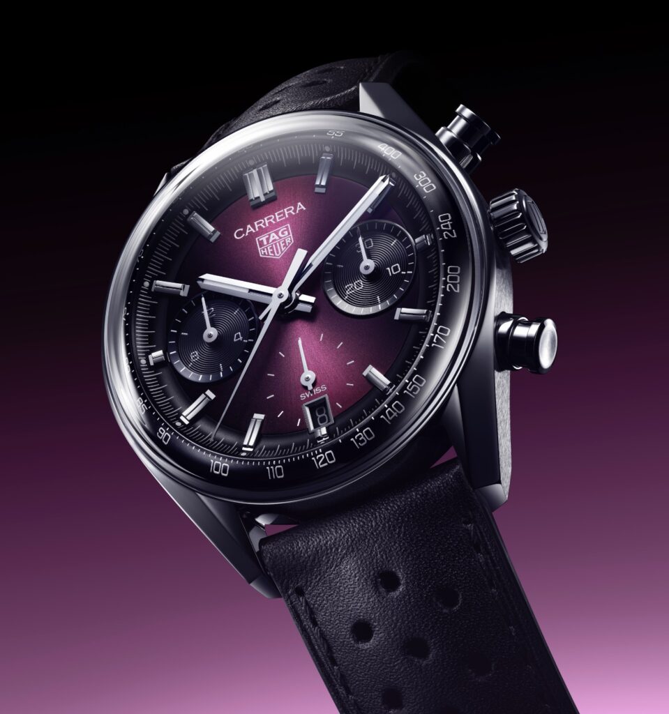 TAG Heuer Carrera se viste de Purple Reigns en LVMH Watch Week 2025