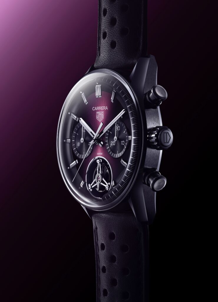 TAG Heuer Carrera se viste de Purple Reigns en LVMH Watch Week 2025