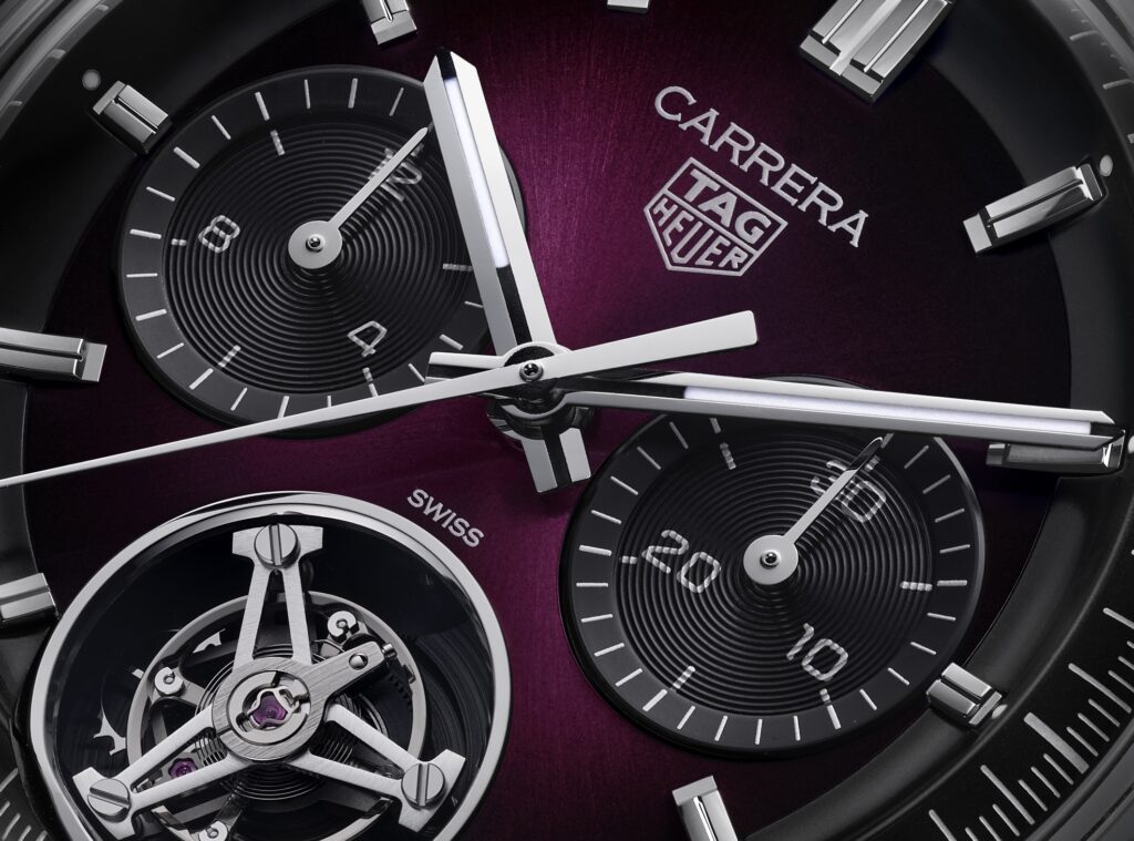 TAG Heuer Carrera se viste de Purple Reigns en LVMH Watch Week 2025