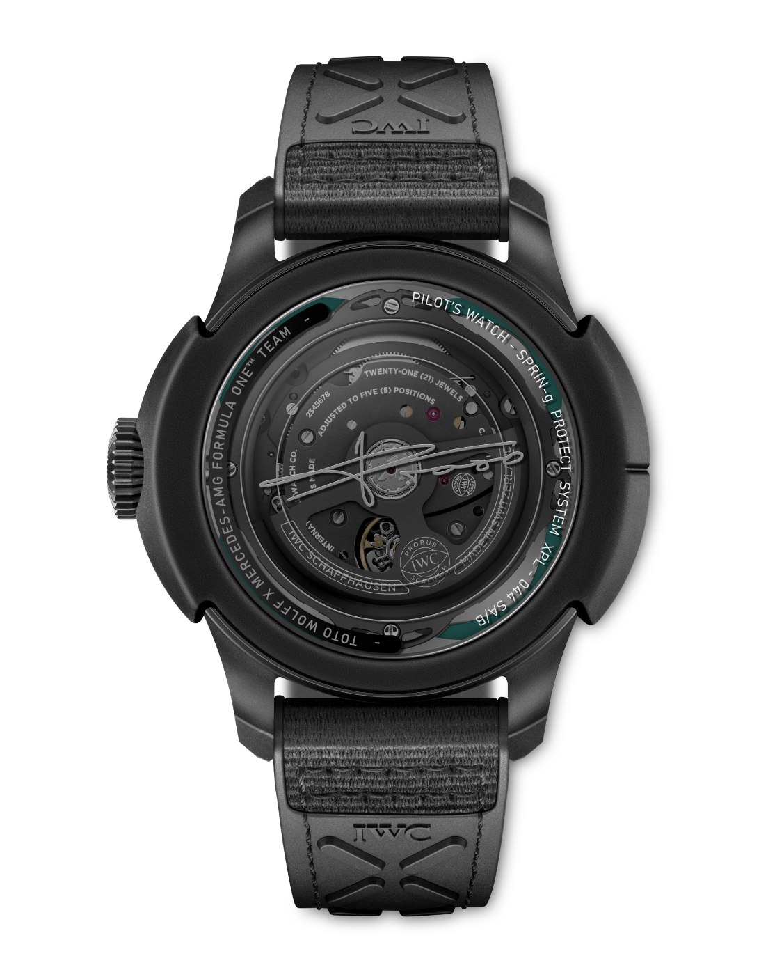 IWC Gran Reloj de Aviador Shock Absorber XLP Toto Wolff se apunta la "pole" del calendario de F1®