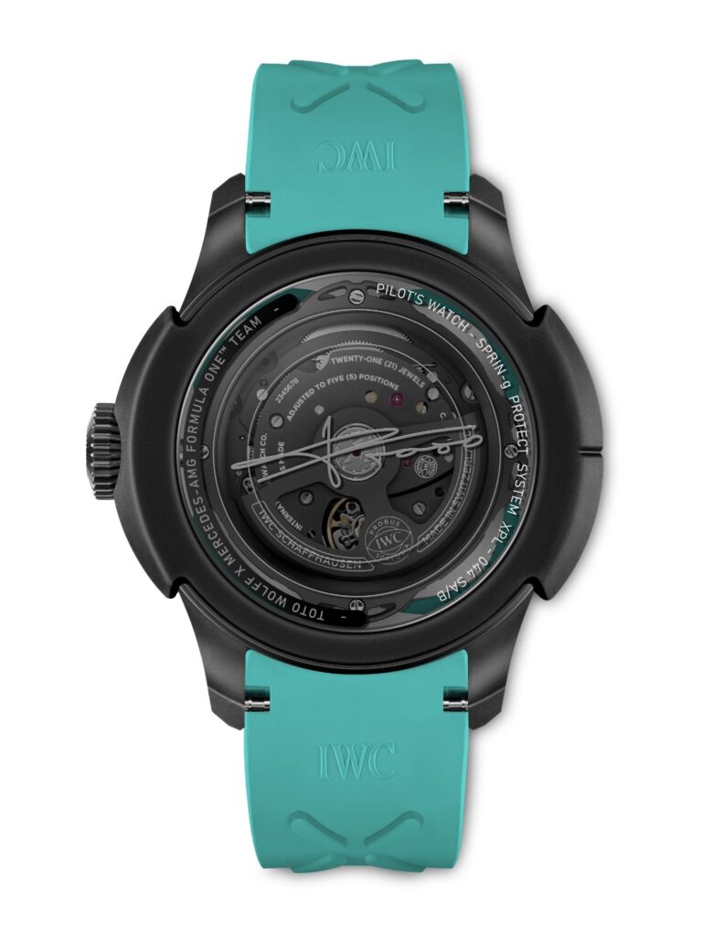 IWC Gran Reloj de Aviador Shock Absorber XLP Toto Wolff se apunta la "pole" del calendario de F1®