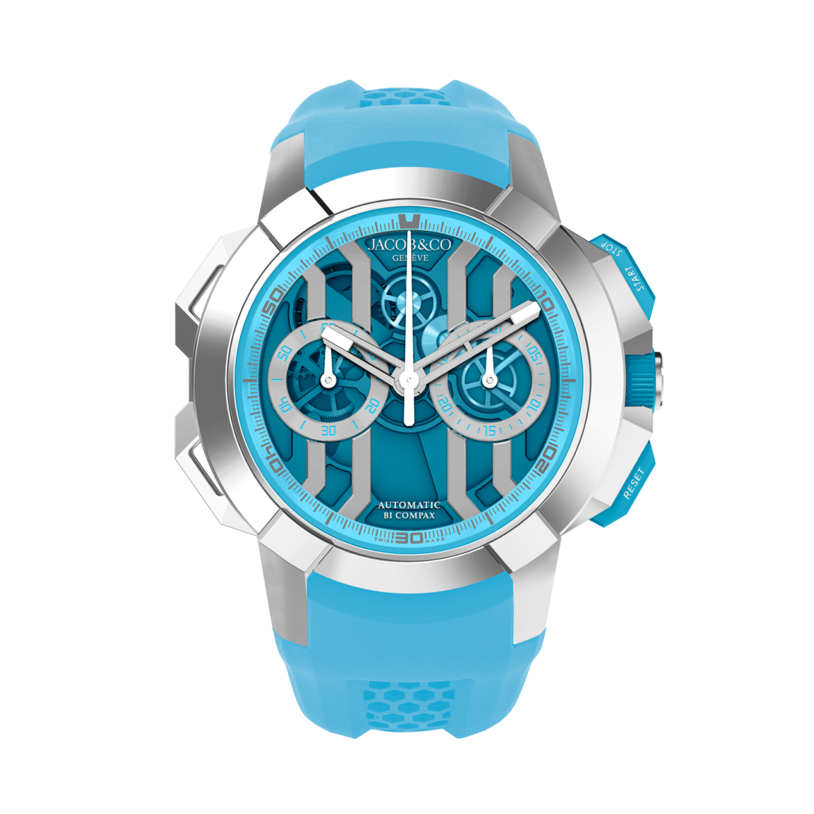 EPIC X CHRONO TITANIUM LIGHT BLUE 44MM