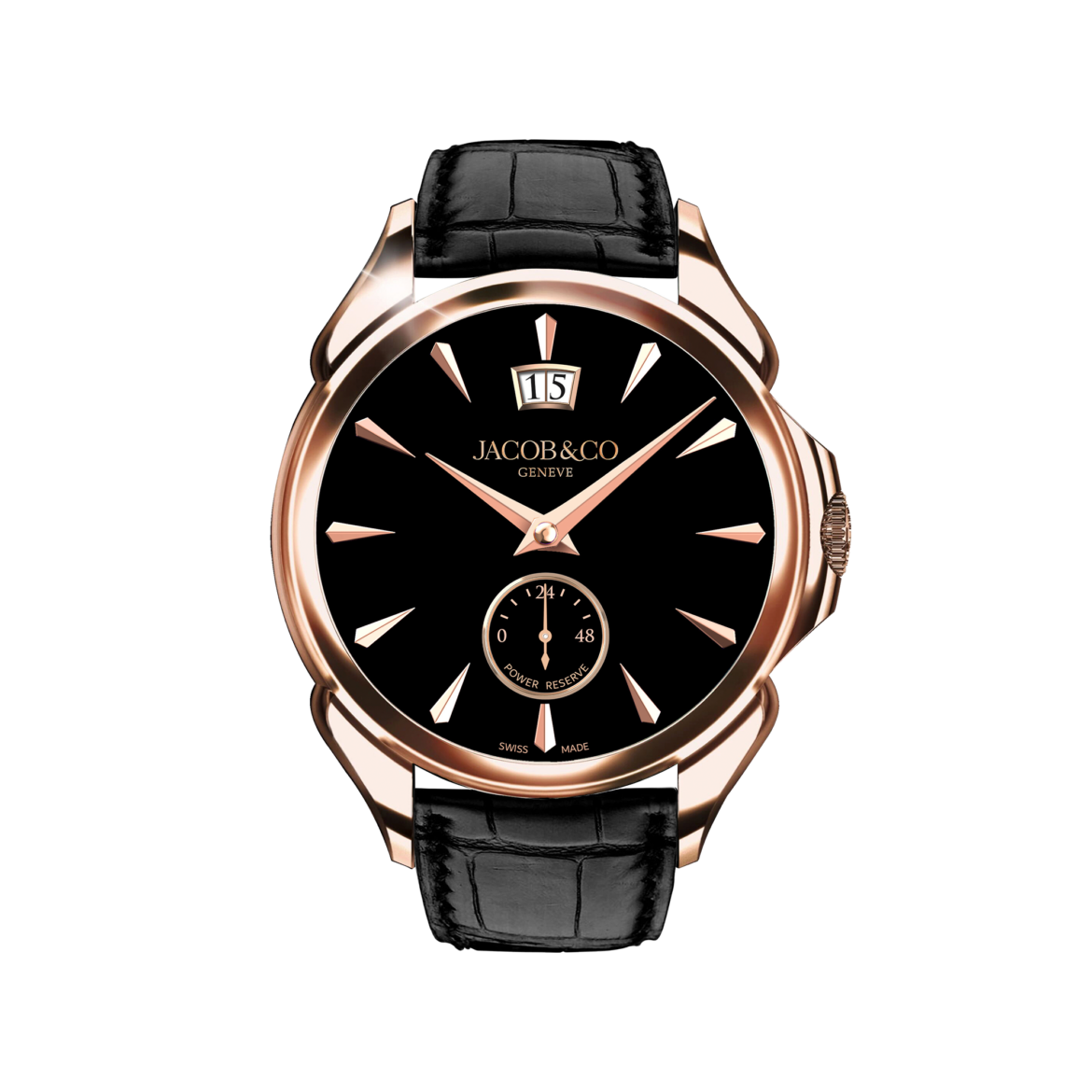 PALATIAL CLASSIC ROSE GOLD ONYX BLACK