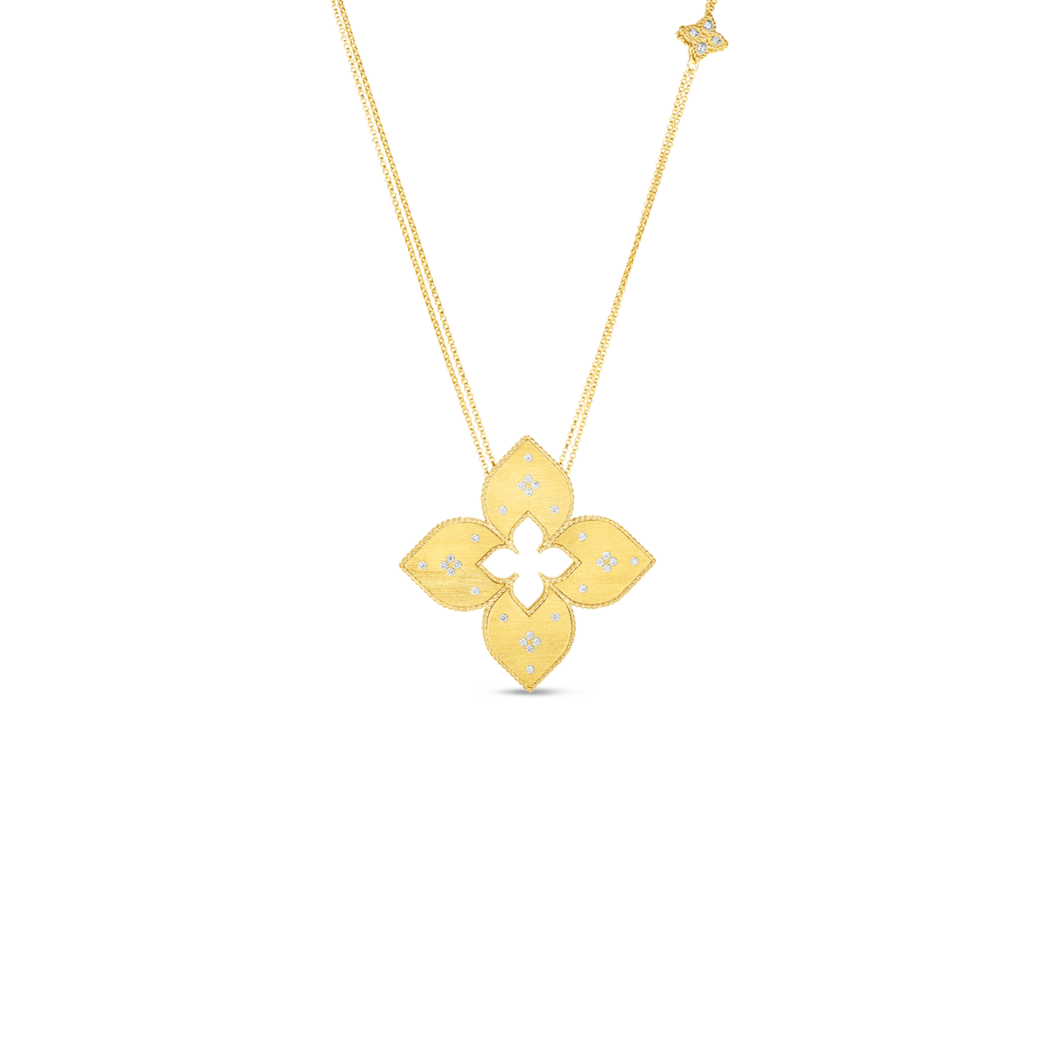 VENETIAN PRINCESS DIAMOND FLOWER NECKLACE
