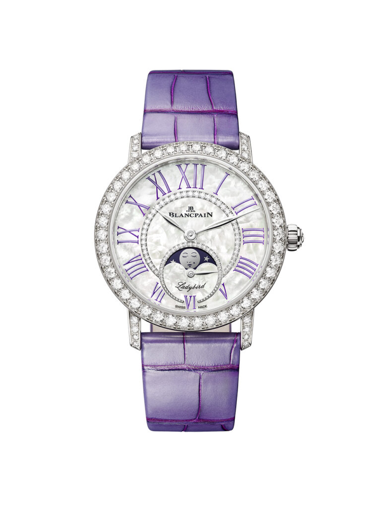 Blancpain Ladybird Colors se presenta en color púrpura real Blancpain Ladybird Colors se presenta en color púrpura real