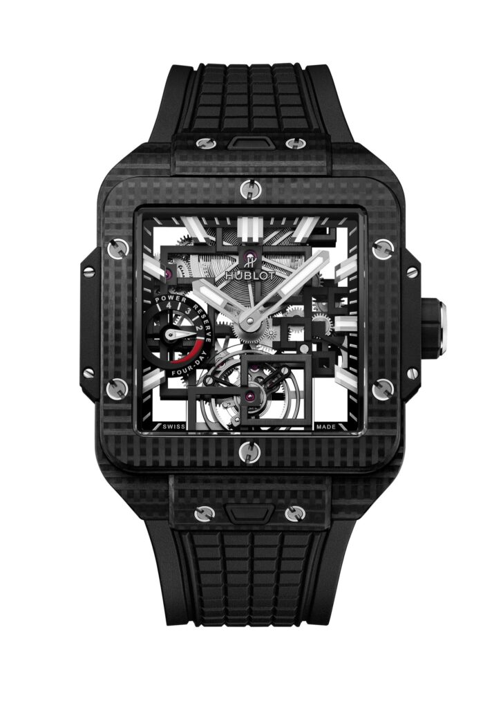 ¿Por qué los relojes son redondos? Hublot Square Bang Tourbillon 4 Days Power Reserve