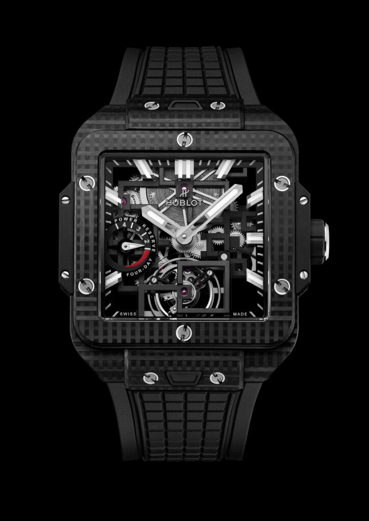 ¿Por qué los relojes son redondos? Hublot Square Bang Tourbillon 4 Days Power Reserve