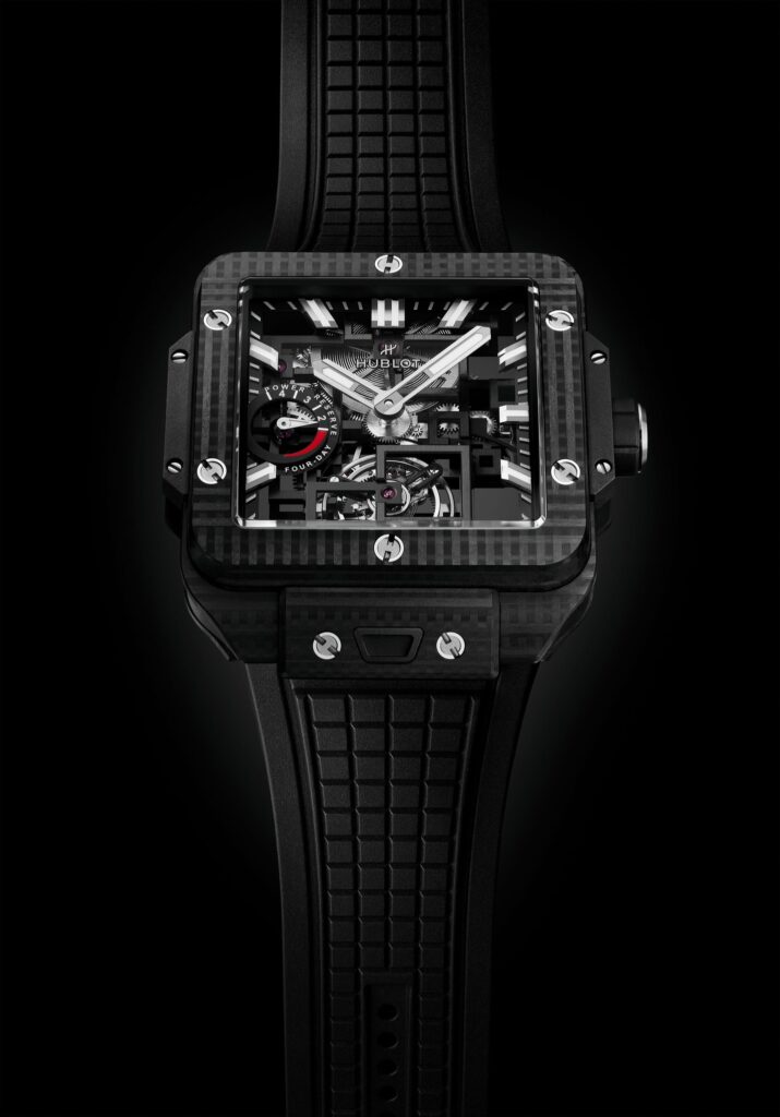 ¿Por qué los relojes son redondos? Hublot Square Bang Tourbillon 4 Days Power Reserve