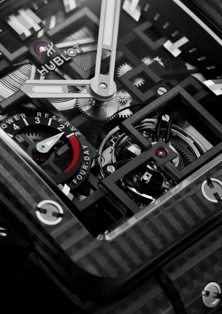 ¿Por qué los relojes son redondos? Hublot Square Bang Tourbillon 4 Days Power Reserve