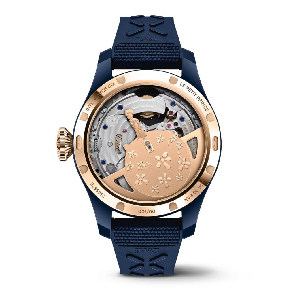IWC Big Pilot’s Watch Perpetual Calendar Tourbillon Le Petit Prince se presenta en cerámica azul IWC Big Pilot’s Watch Perpetual Calendar Tourbillon Le Petit Prince se presenta en cerámica azul
