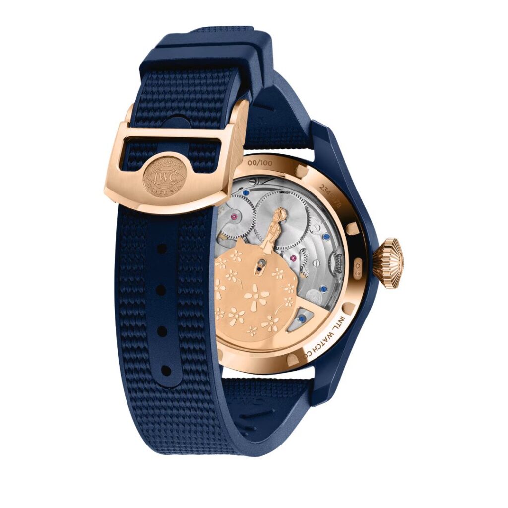 IWC Big Pilot’s Watch Perpetual Calendar Tourbillon Le Petit Prince se presenta en cerámica azul IWC Big Pilot’s Watch Perpetual Calendar Tourbillon Le Petit Prince se presenta en cerámica azul